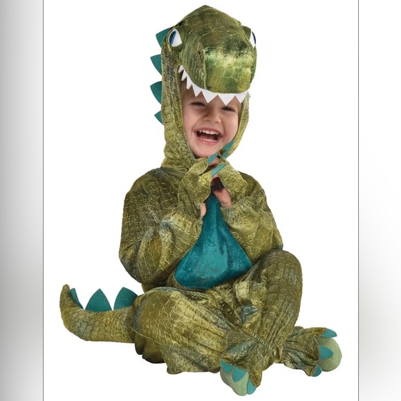 Amscan Dinosaur Costume Size 6-12 months - Picture 1 of 5